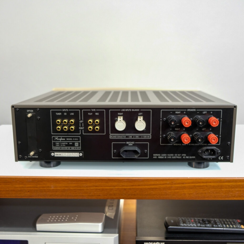 Accuphase E-211 - オーディオ構造 |オンラインHi-Fi販売：アンプ