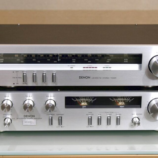 Denon - UTP-250: preamplificador PSC FM/AM y UPO-250: Amplificador de