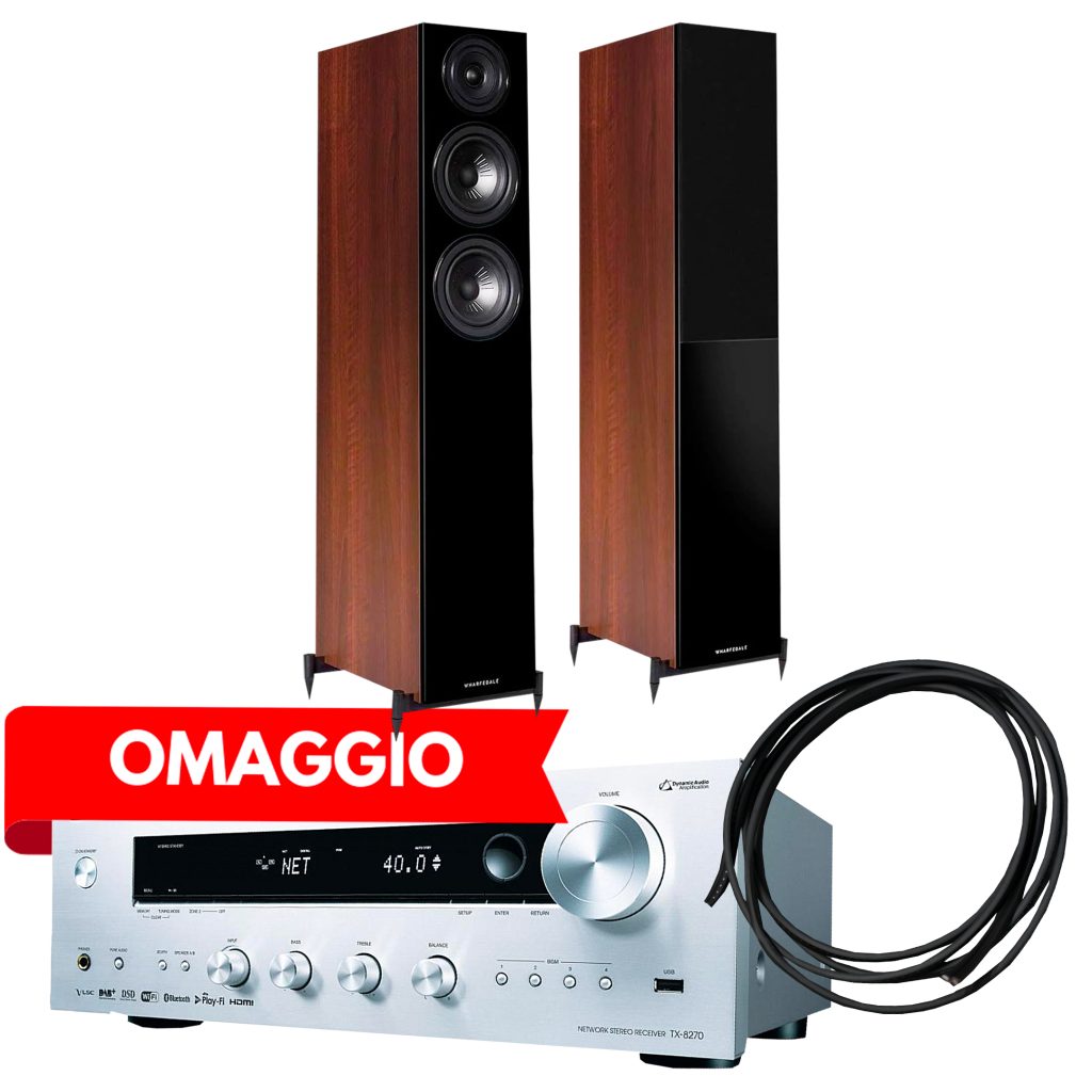 Wharfedale Diamond 12.4 Walnut + Onkyo TX-8270 (PROMO)