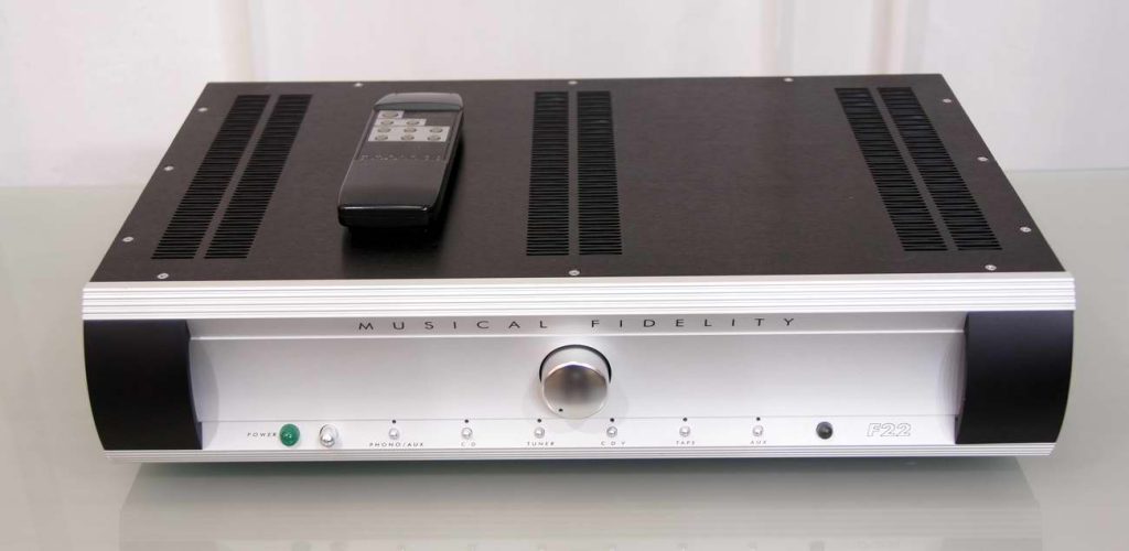 L'unico preamplificatore a  valvole  Musical Fidelity   F22