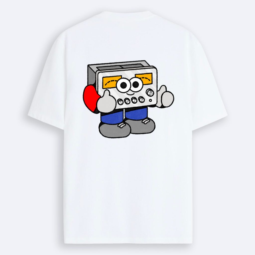 T-Shirt "Mascotte Audiocostruzioni" Bianca | *Promo*