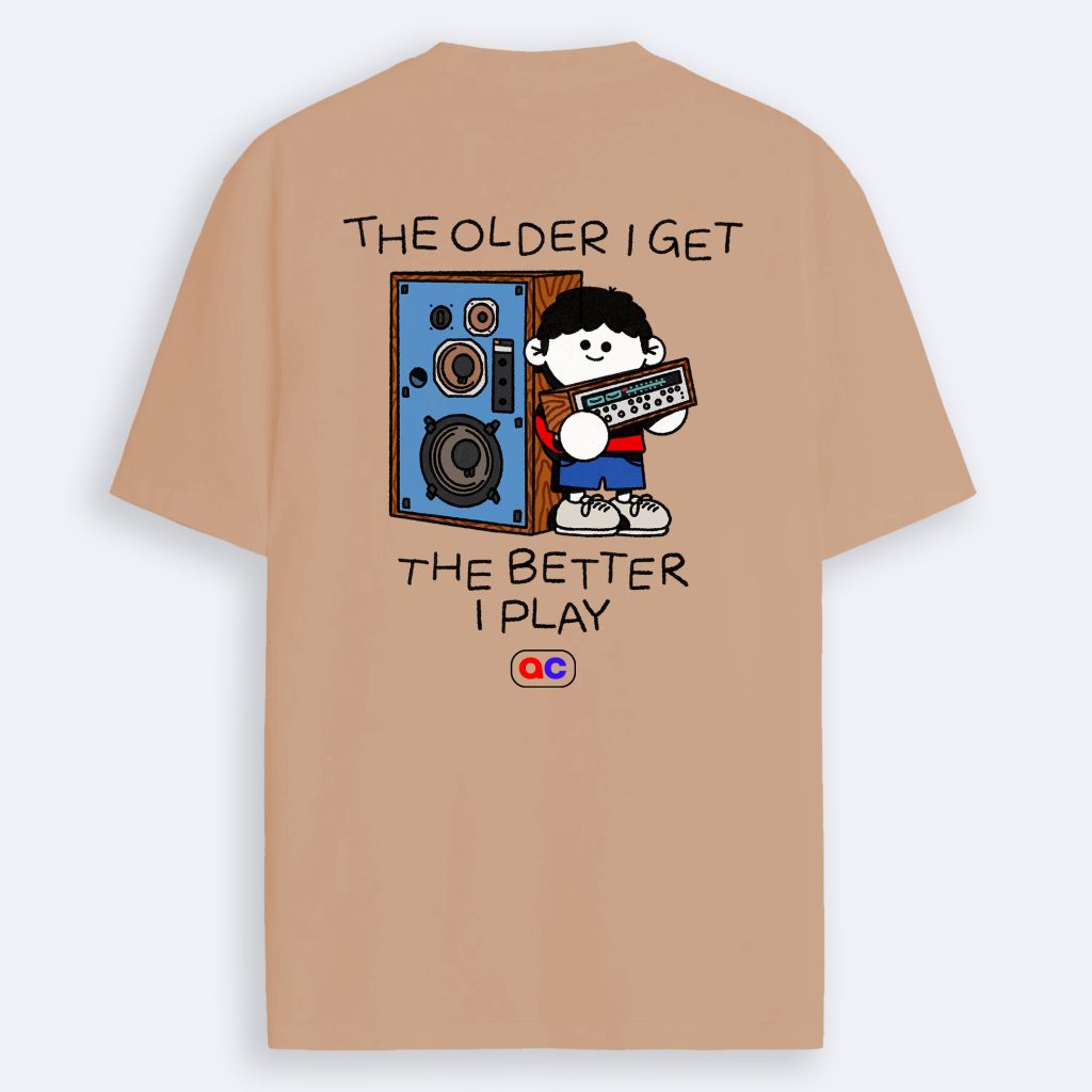 T-Shirt "The Older I Get The Better I Play" Sabbia | *PROMO*