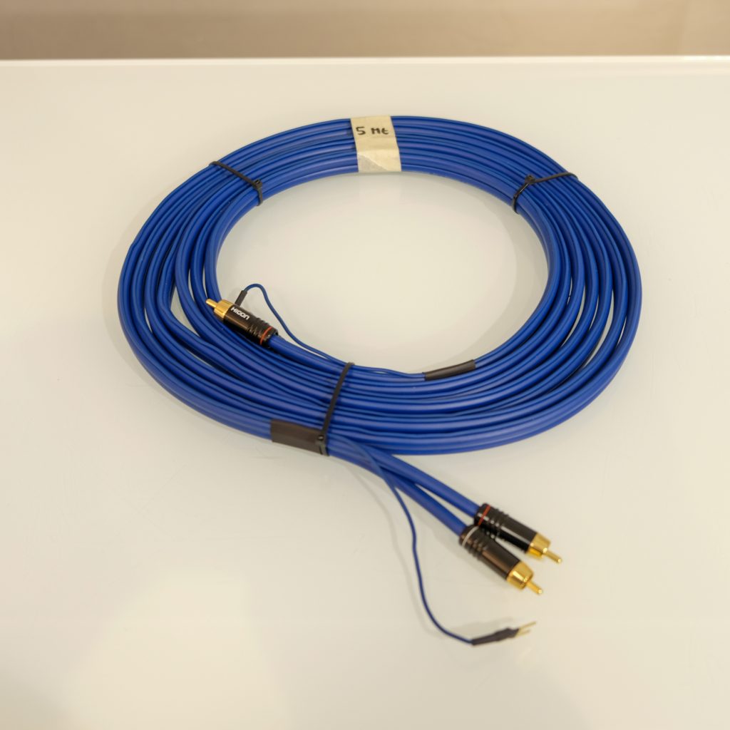 Cavo RCA 5mt Sinus Control con massa