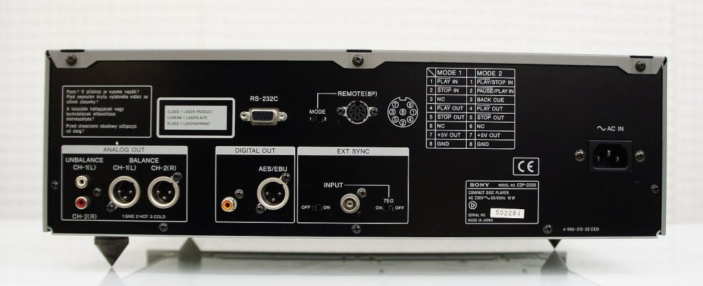 SONY CDP D500