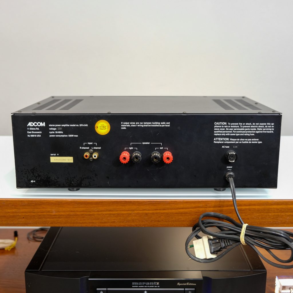 Adcom GFA-545 - Audio construction | Hi-Fi Online Sales: Amplifiers ...