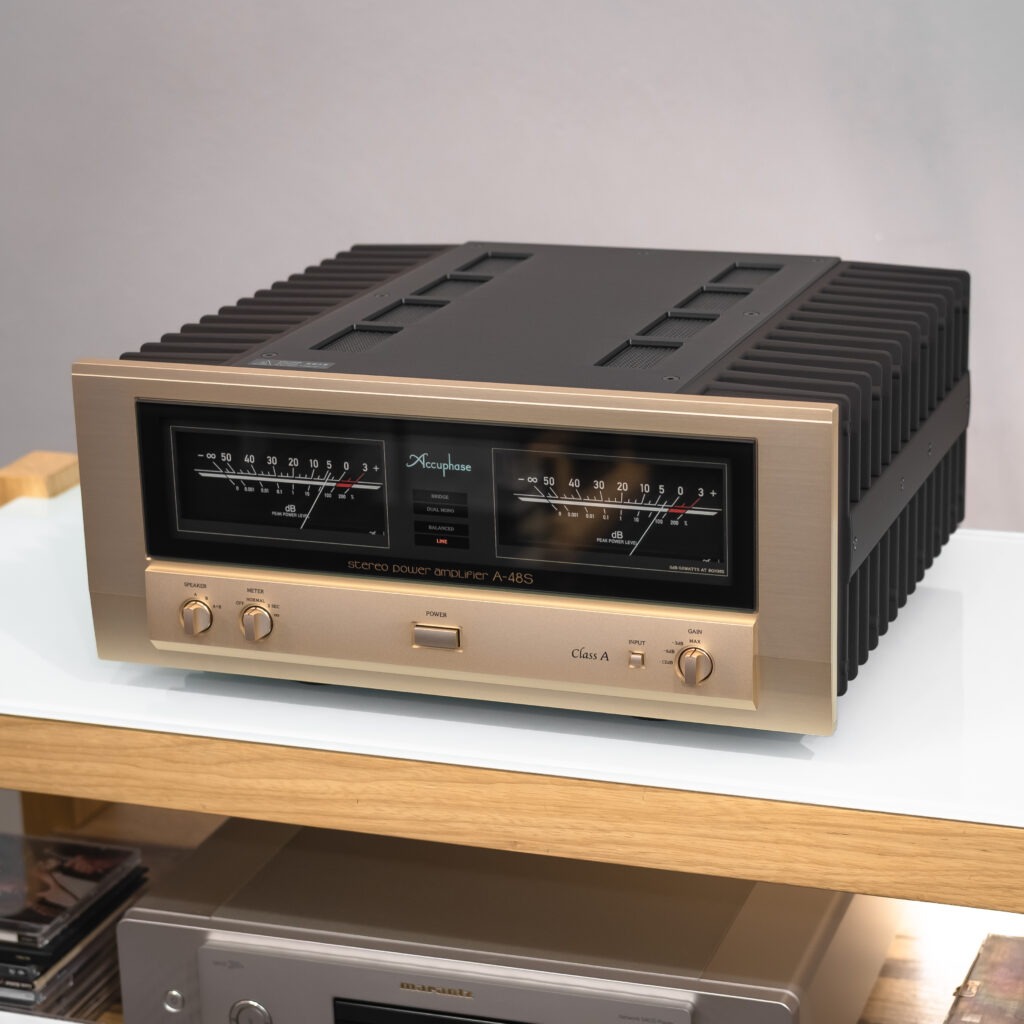 アキュフェーズ A-48S – クラスA Hi-Fiリファレンスアンプ
