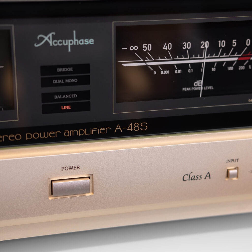 アキュフェーズ A-48S – クラスA Hi-Fiリファレンスアンプ