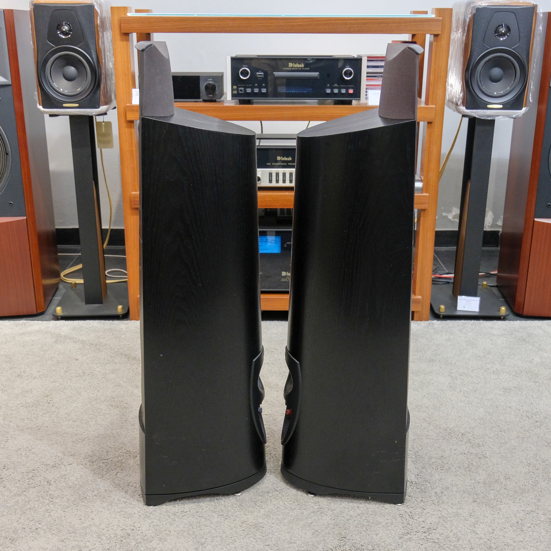 Montagem de Martin Logan usada