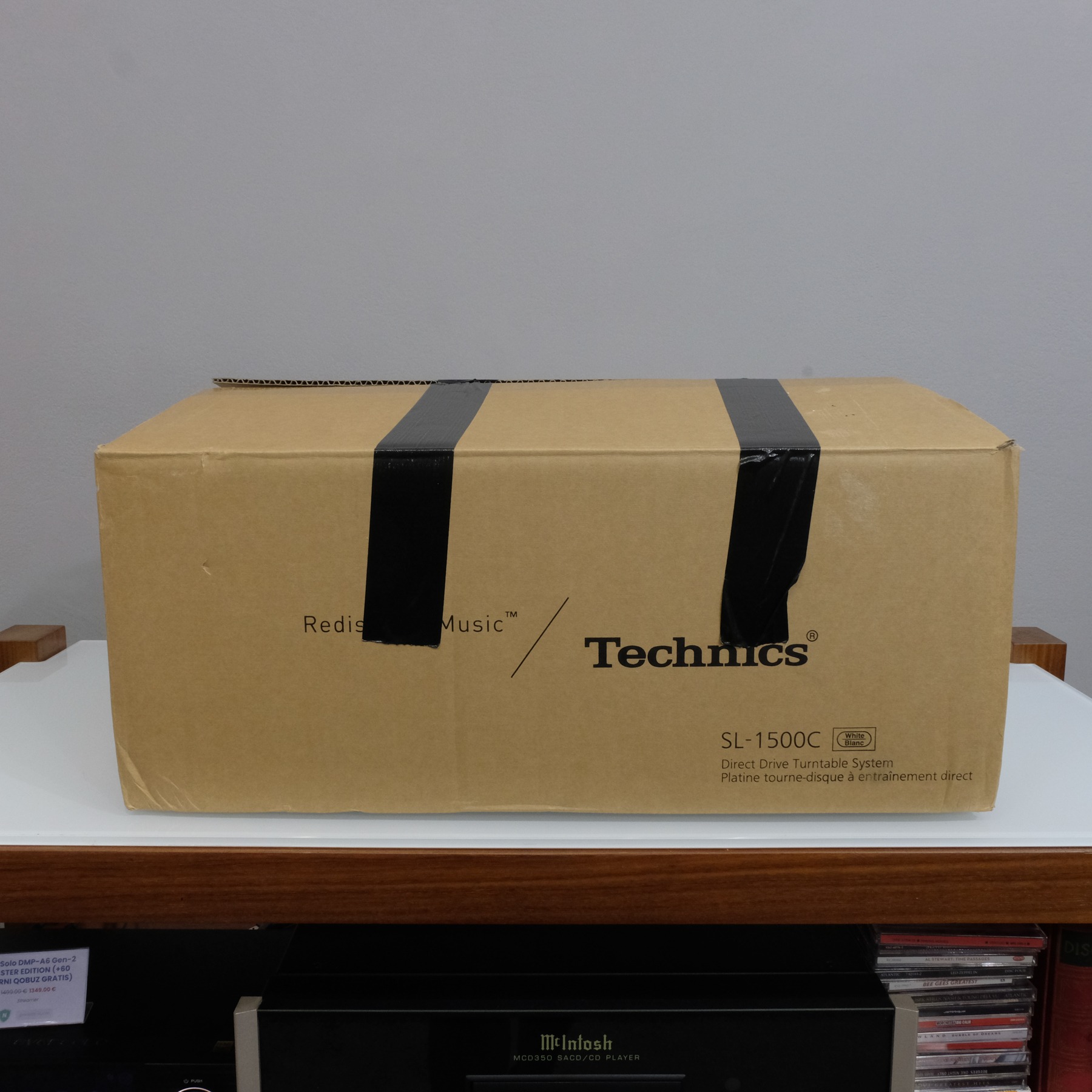 Technics SL-1500C con Ortofon 2M Blue