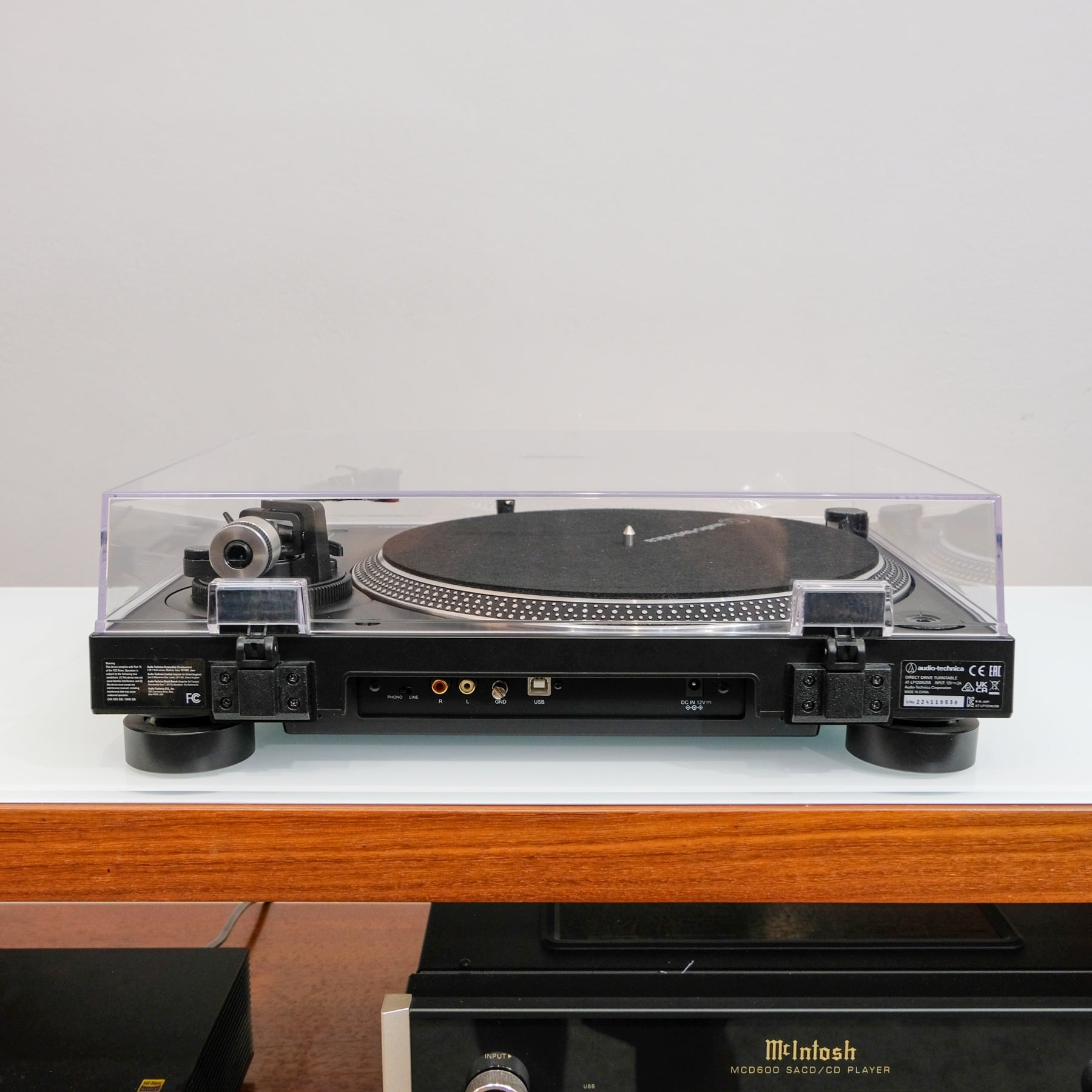 Audio Technica AT-LP120X USB + Ortofon 2M Red