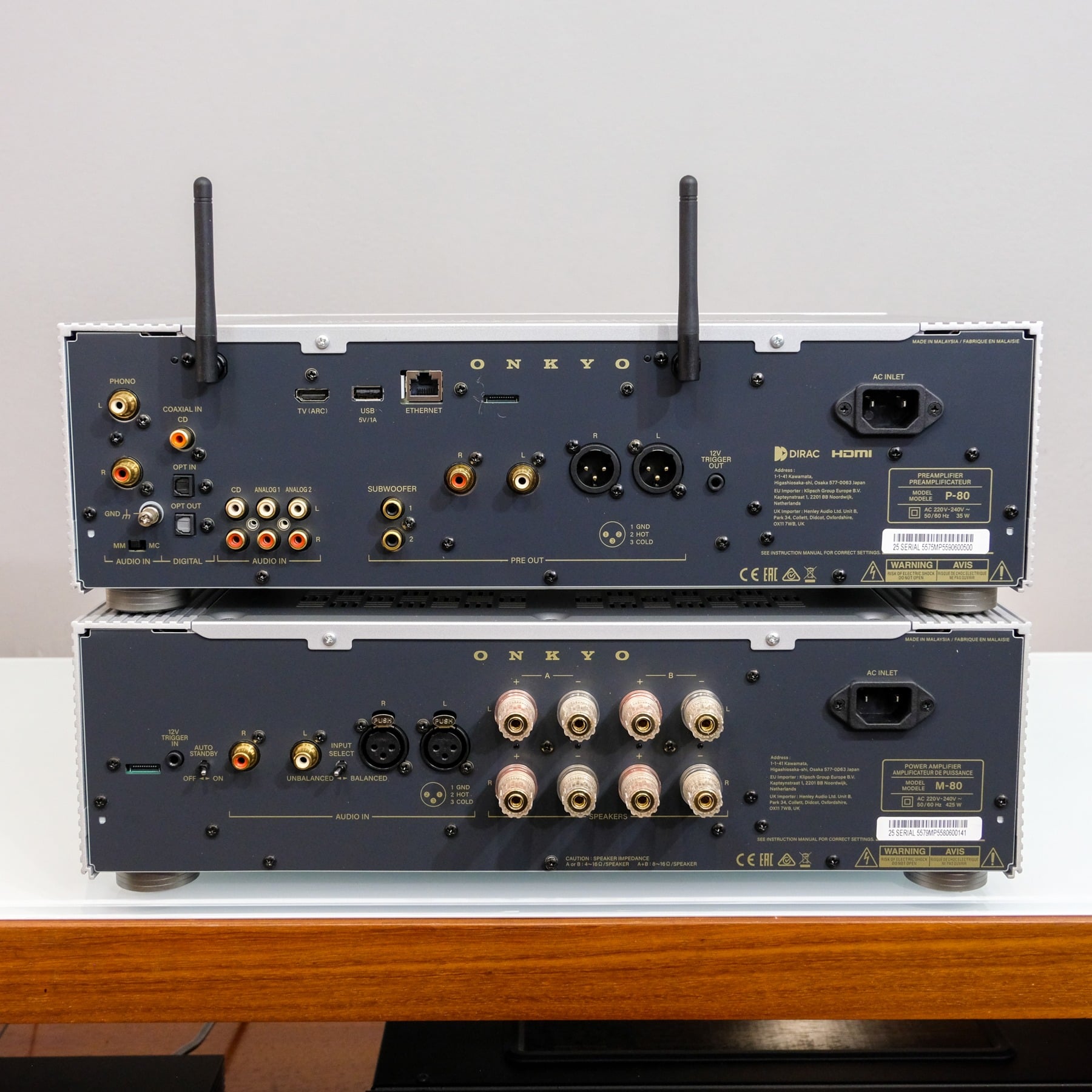 Onkyo P-80 + M-80