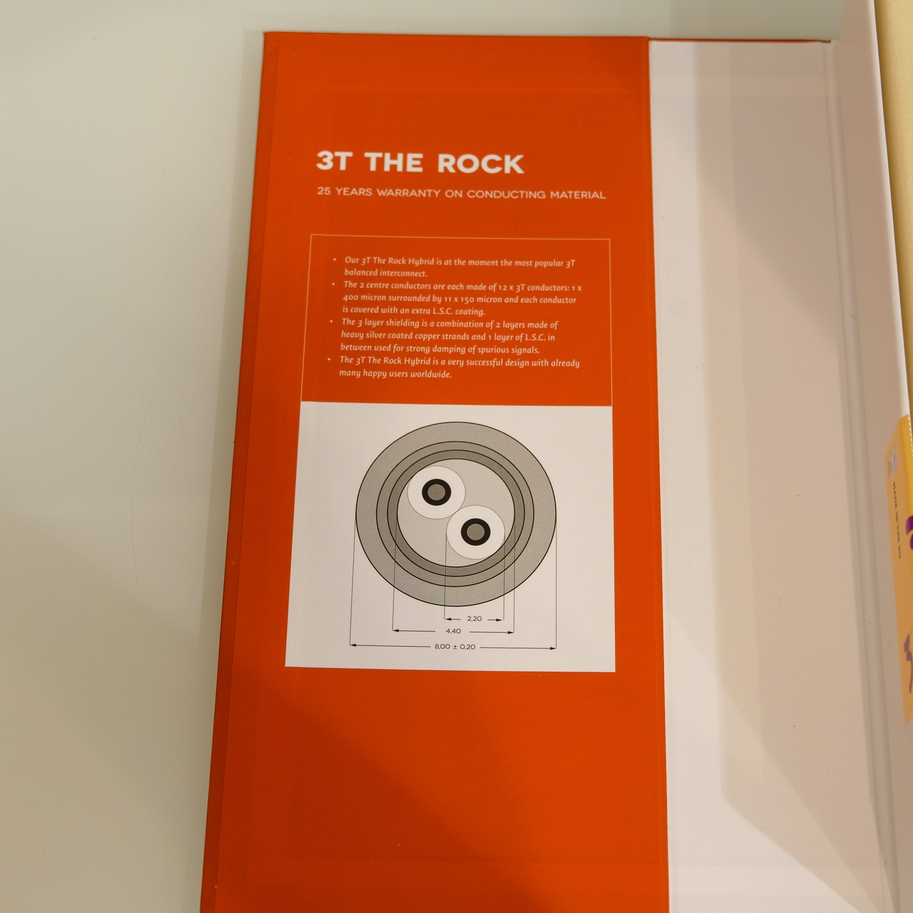 Van den Hul 3T The Rock 1MT RCA