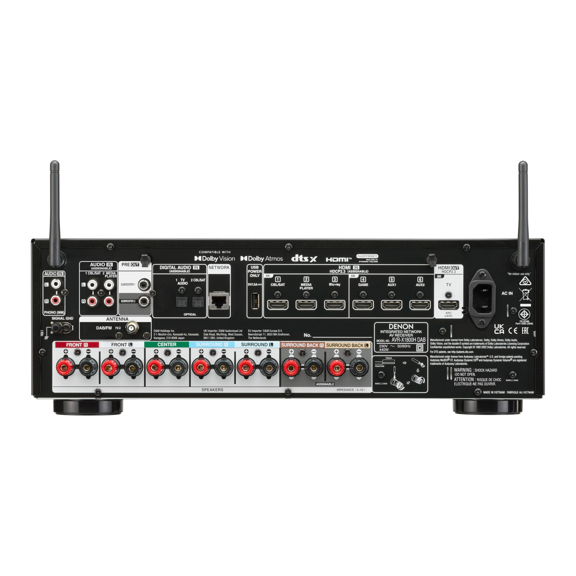 Denon AVR-X1800H DAB