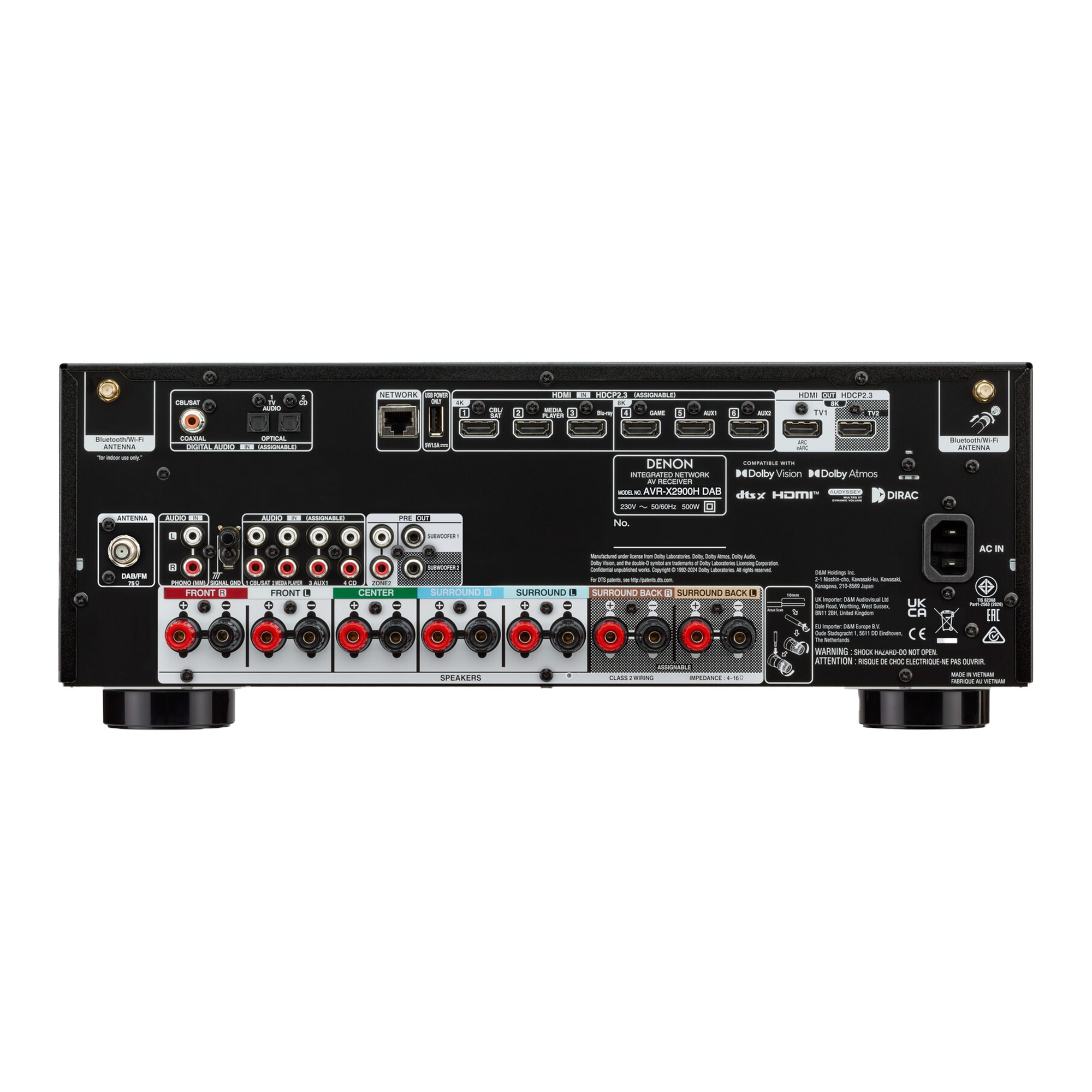 Denon AVR-X2900H DAB