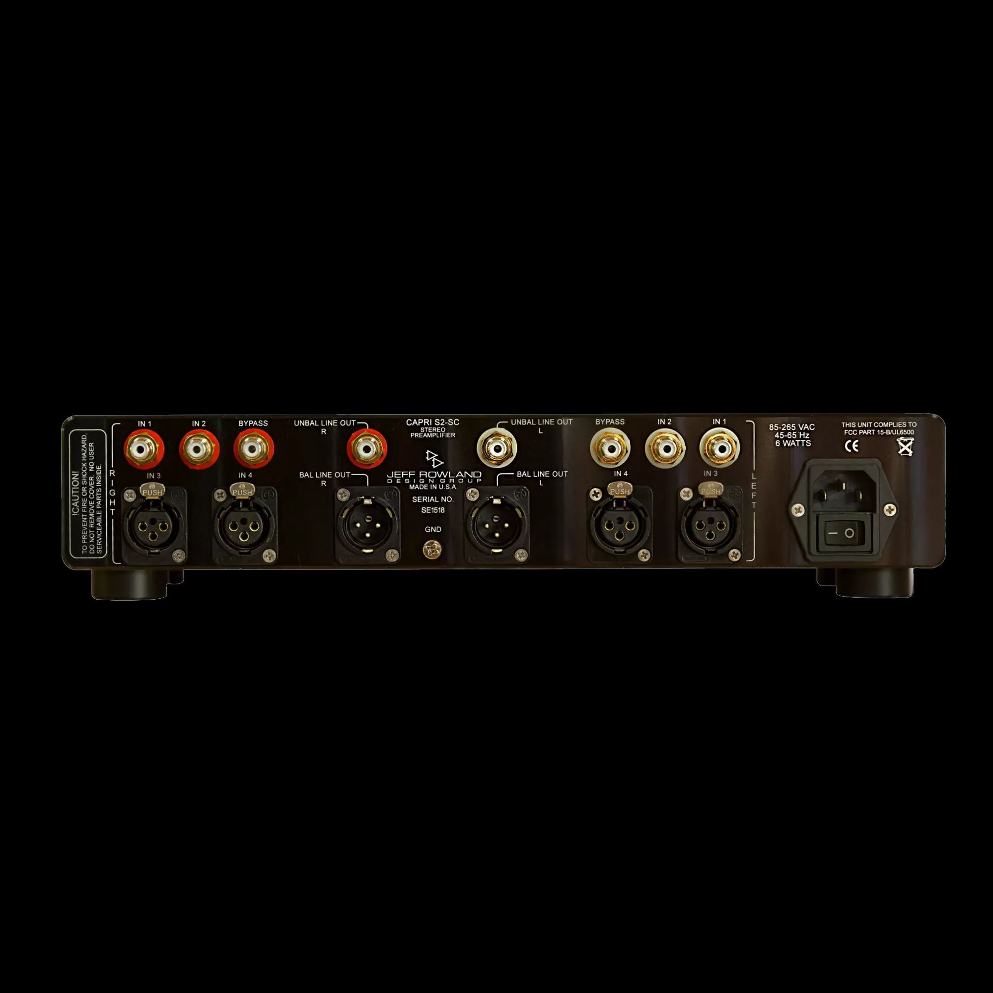Jeff Rowland Capri S2-SC HP Phono