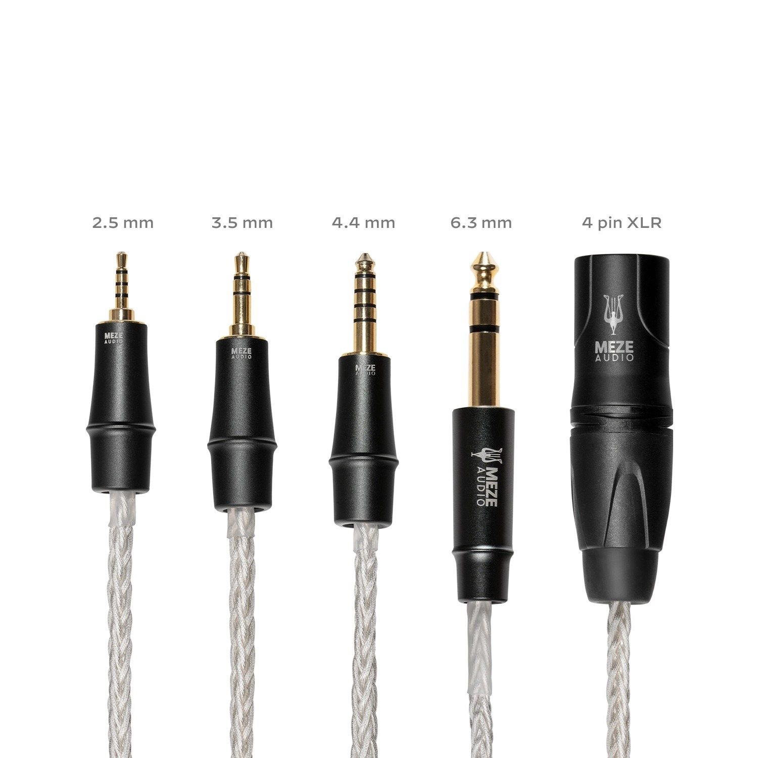 Meze Audio cavo Dual Mono 3,5 mm Silver-Plated PCUHD 3,5 mm