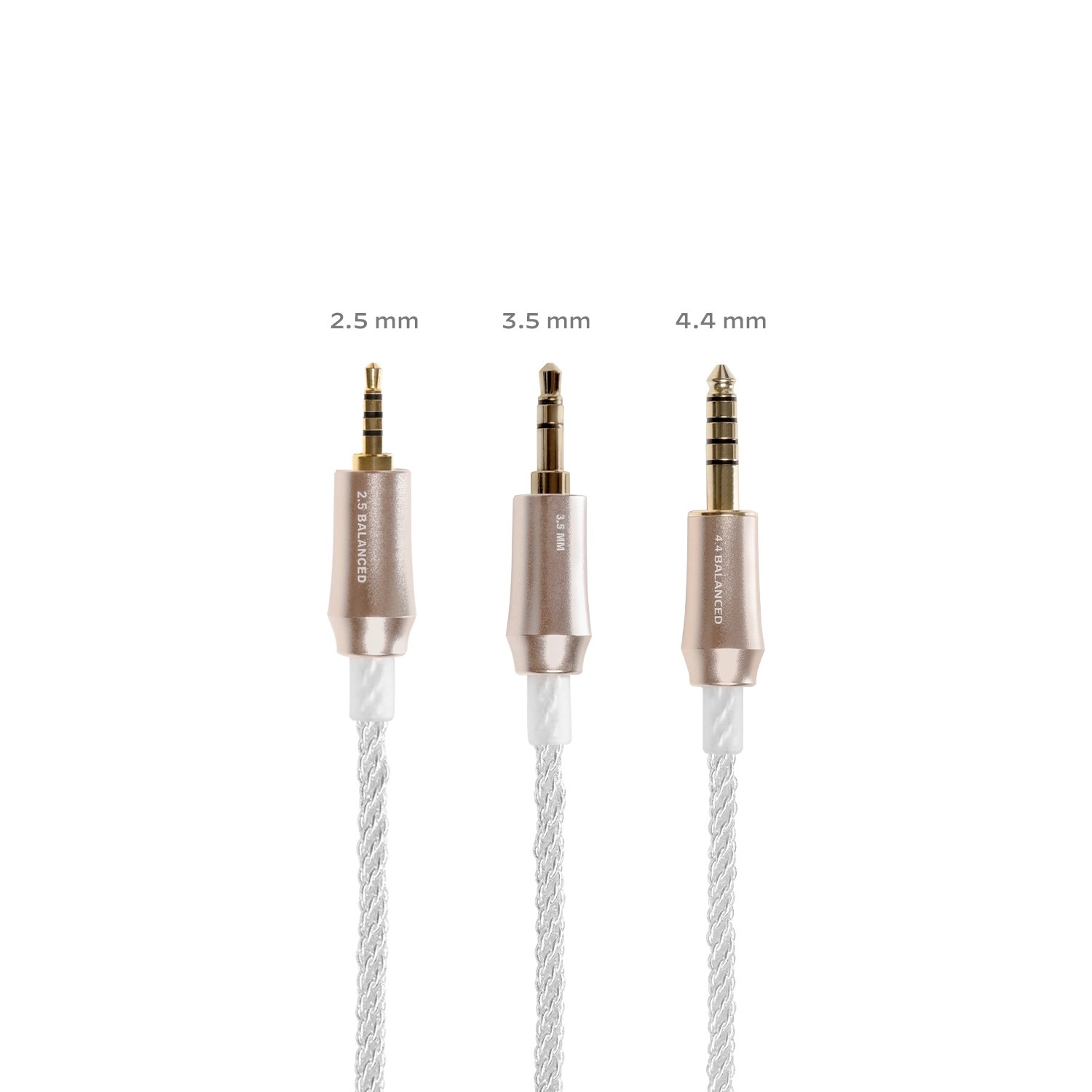 Meze Audio cavo Mono 3,5 mm Silver-Plated Upgrade 4,4 mm bilanciato
