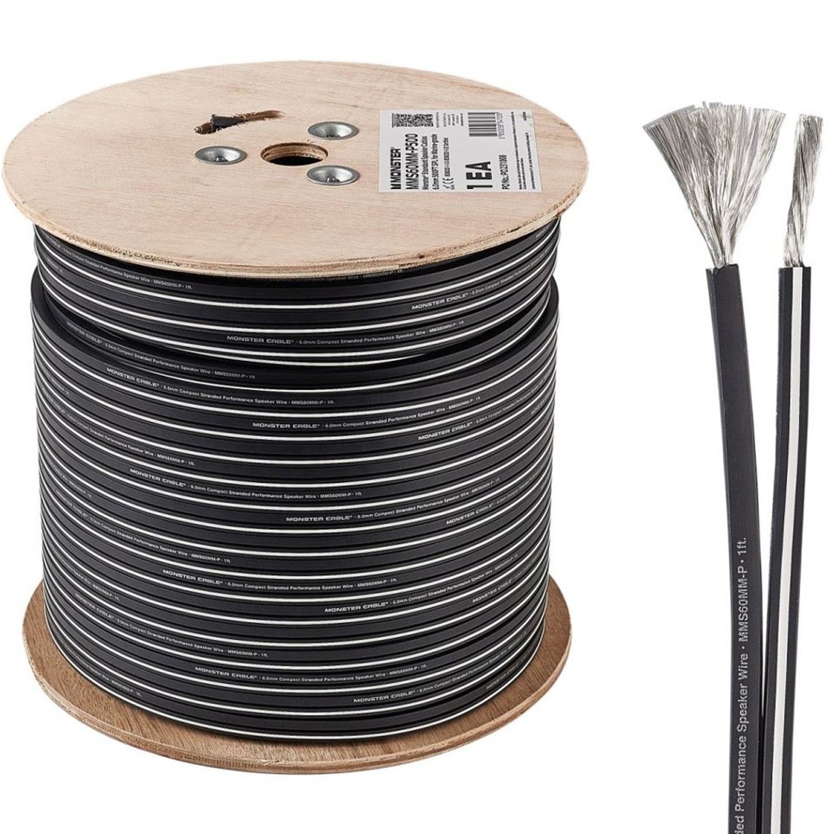 Monster MMS60MM-P500 bobina cavo per diffusori 2x6 mm² 150 m