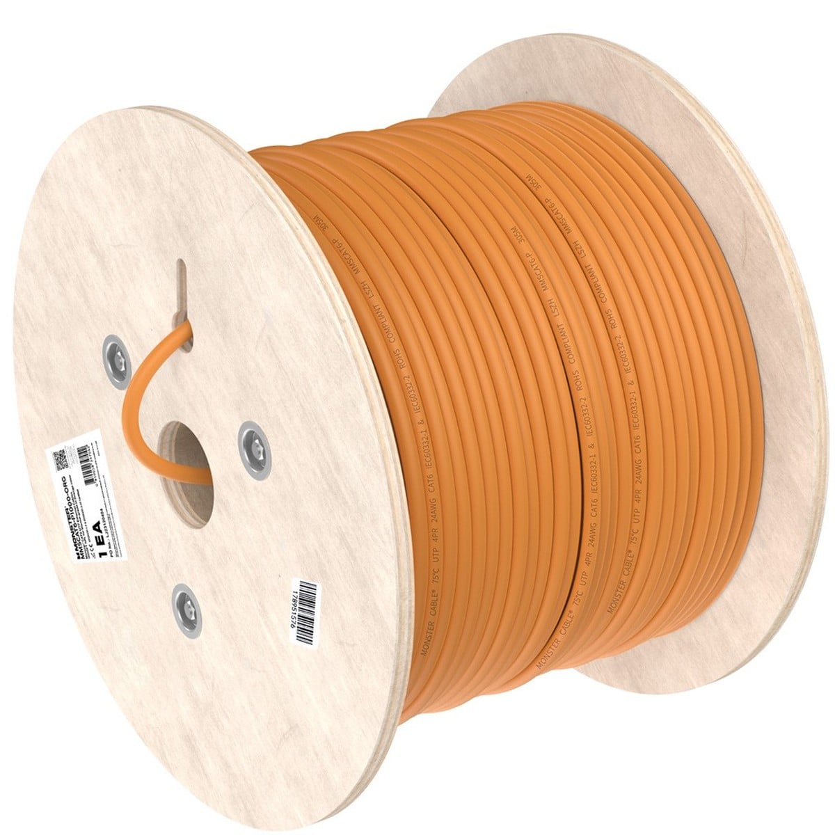 Monster MMSCAT6-P1000 bobina cavo di rete CAT6 300 m
