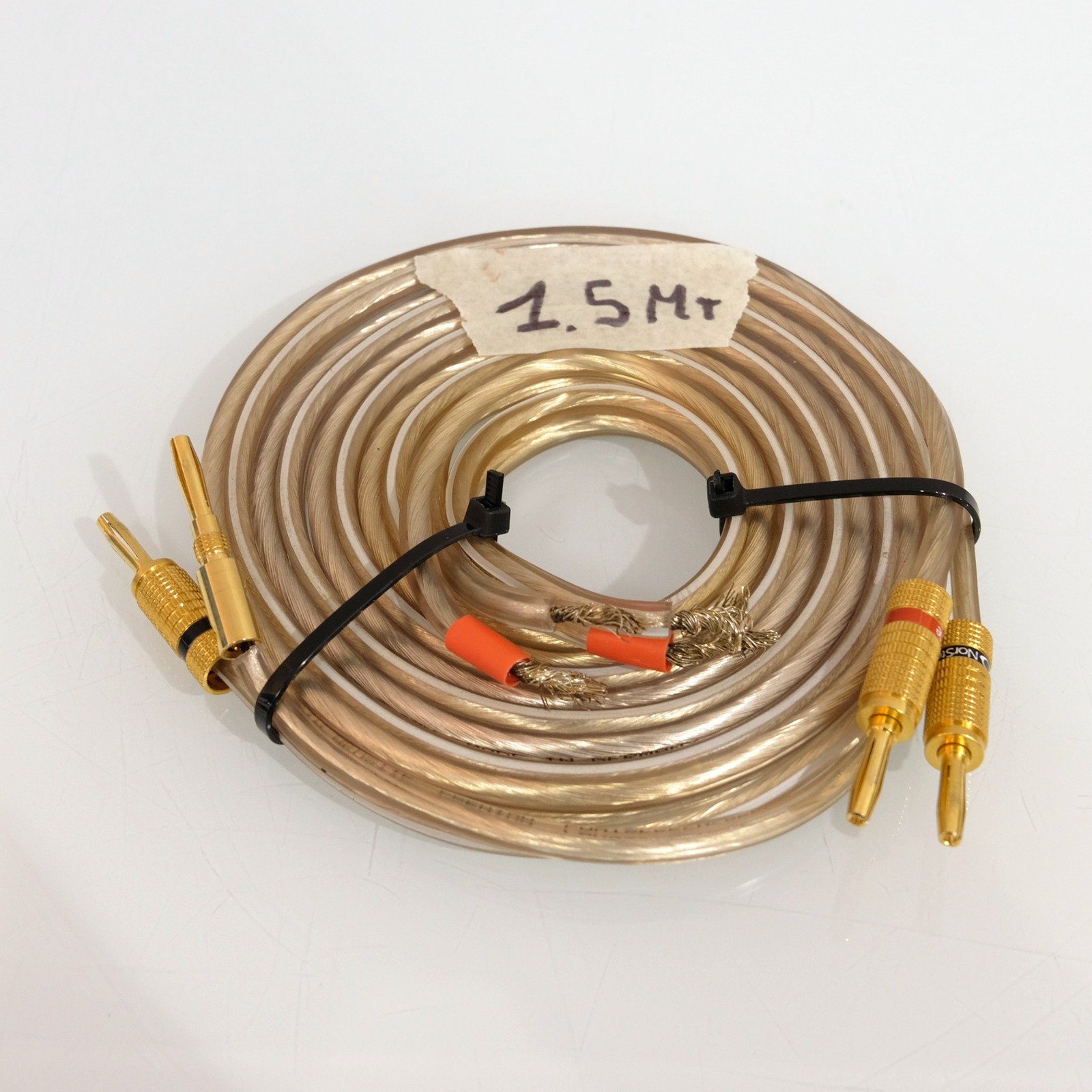Norstone cavo per diffusori 1,5 m con spinotti a banana