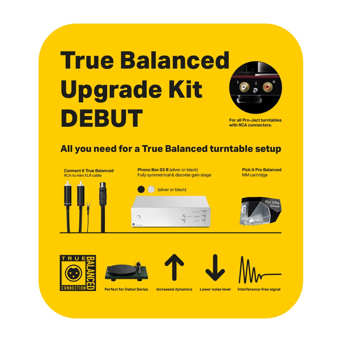 Pro-Ject Upgrade Set Debut Balanced