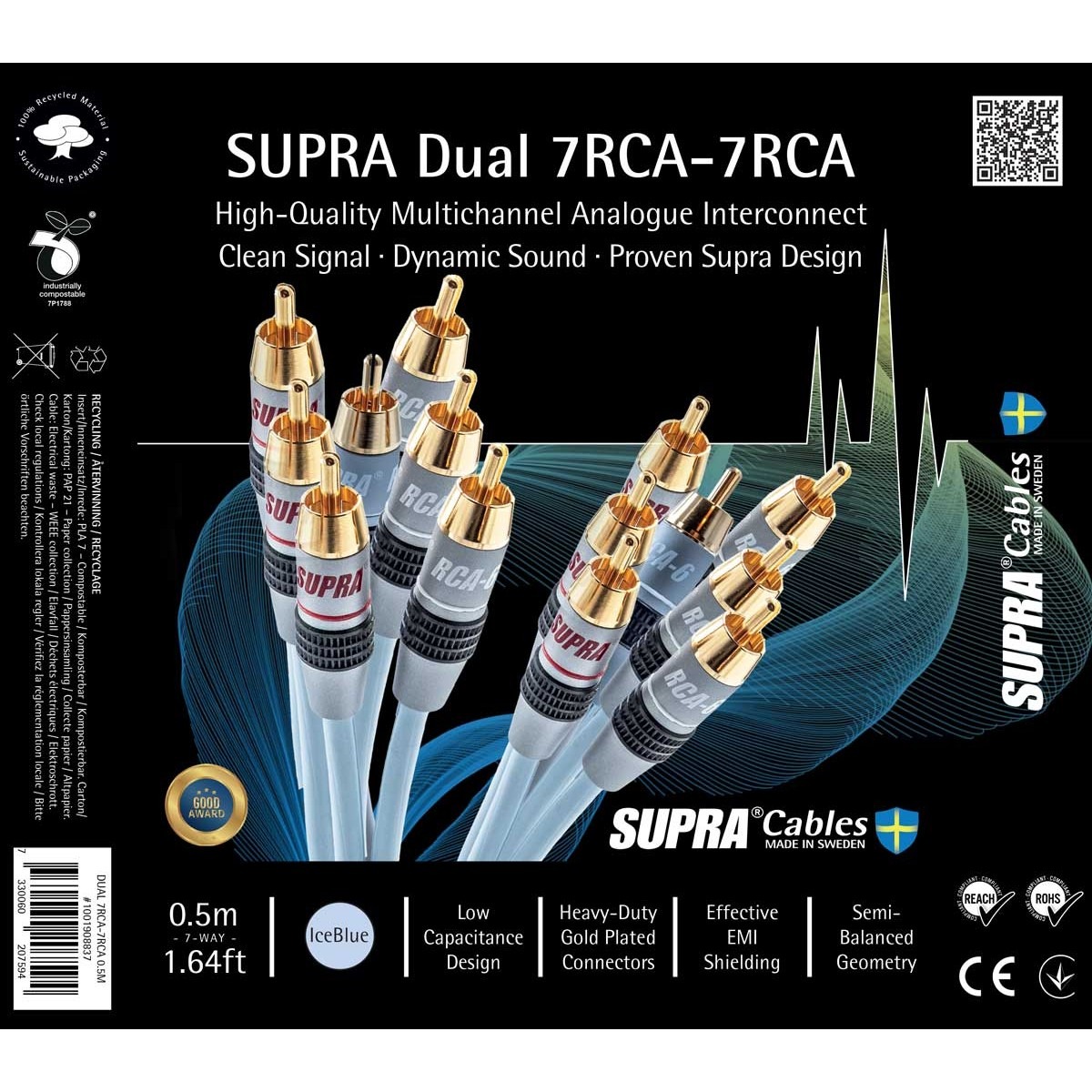 Supra DUAL 7RCA-7RCA AUDIO