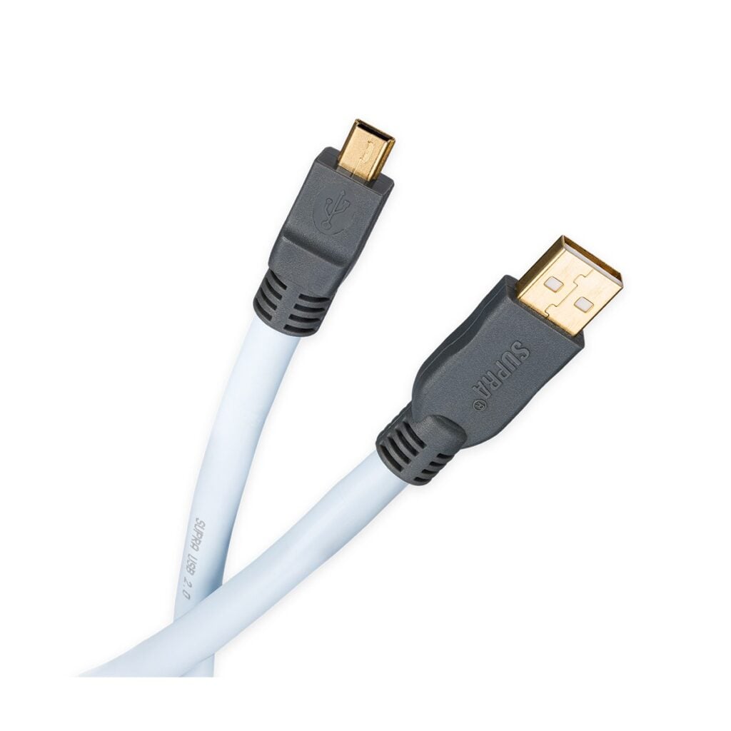 Supra USB 2.0 A-MINI B BLUE