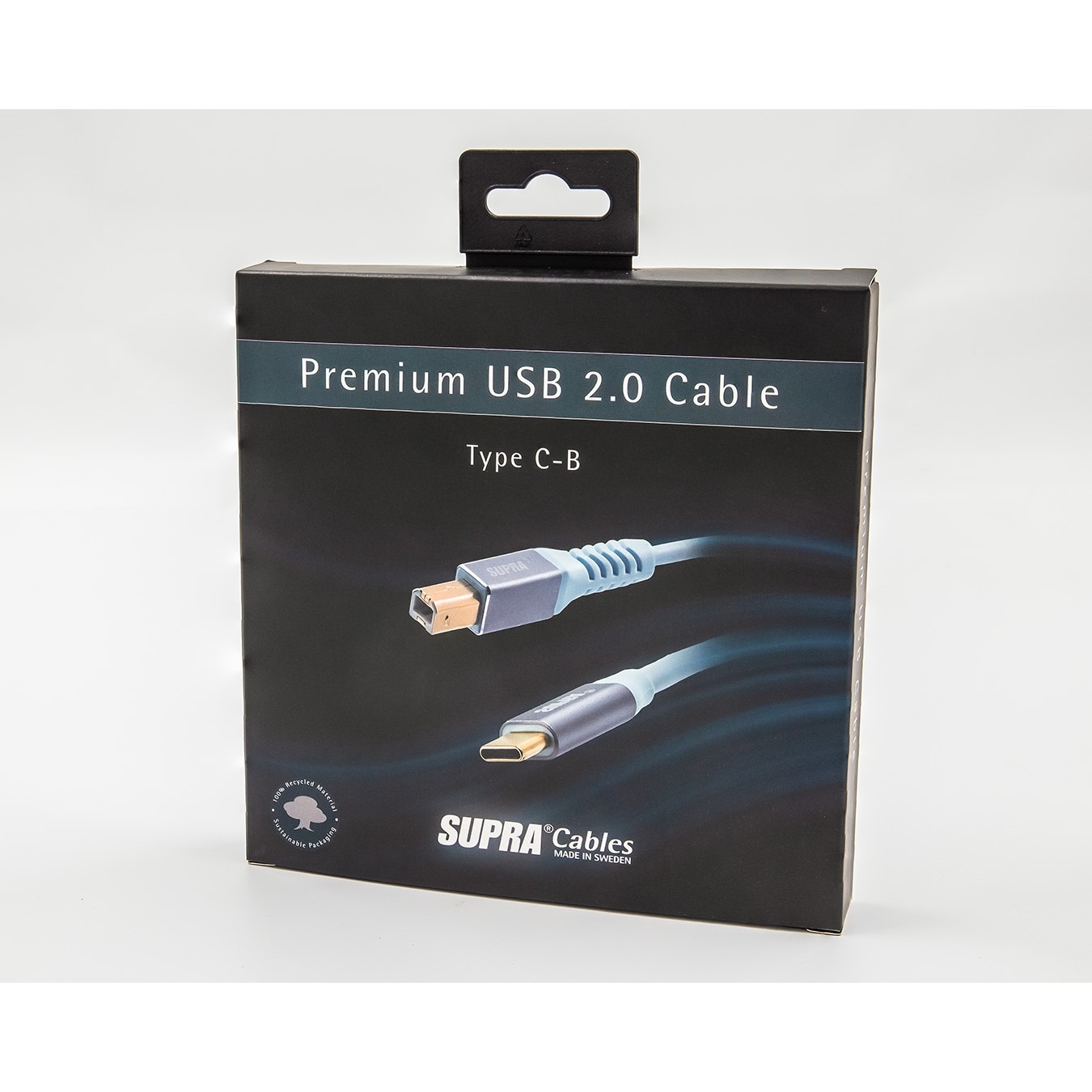 Supra USB 2.0 C-B BLUE