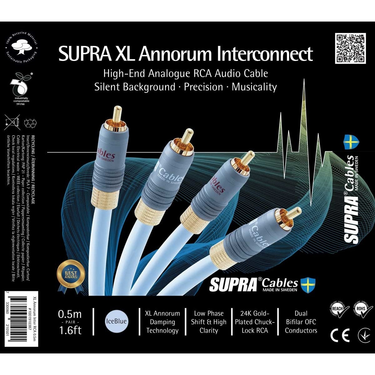 Supra XL ANNORUM INTERCONNECT RCA
