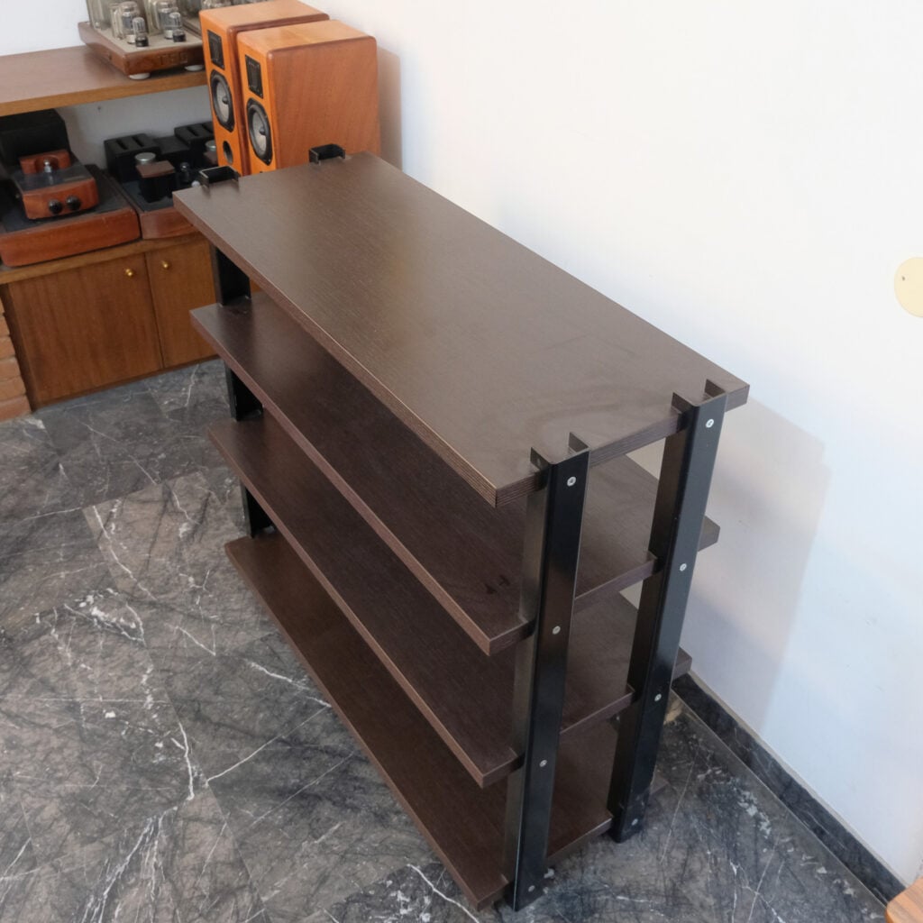 Tavolino hi-fi Audiocostruzioni wengè 110 cm 4 ripiani