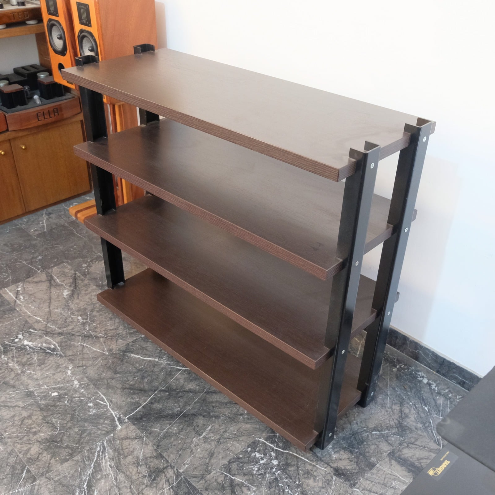 Tavolino hi-fi Audiocostruzioni wengè 110 cm 4 ripiani