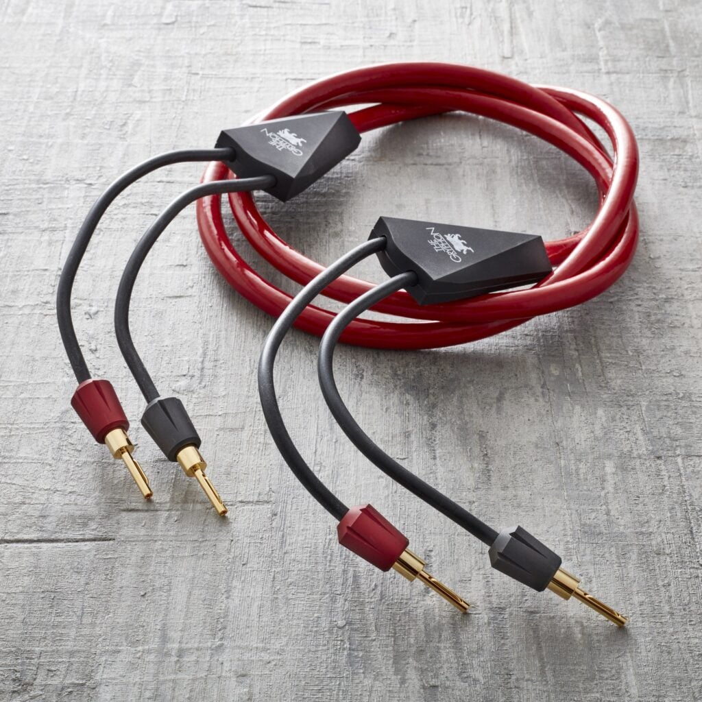 The Gryphon Rosso Speaker Cable banane