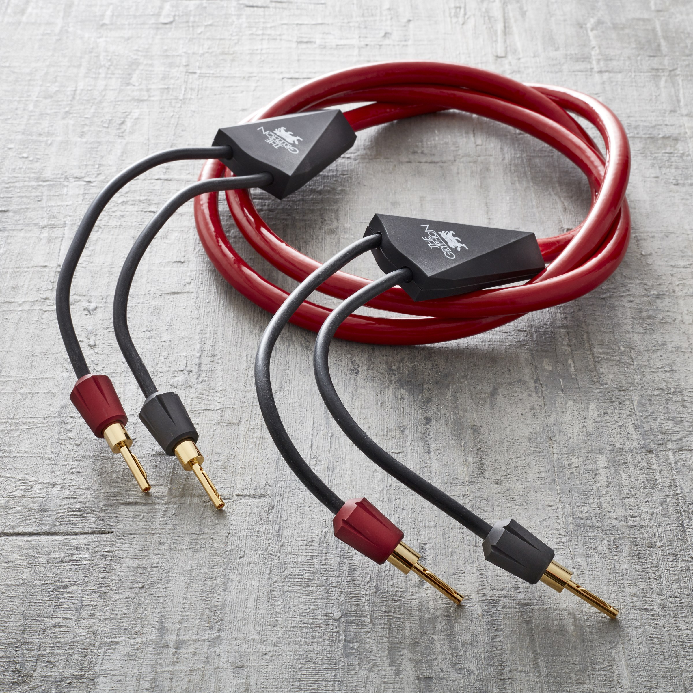 The Gryphon Rosso Speaker Cable banane