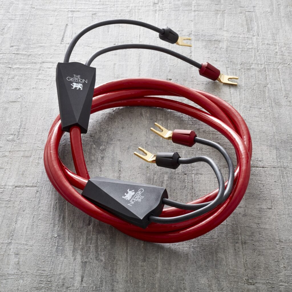 The Gryphon Rosso Speaker Cable forcelle