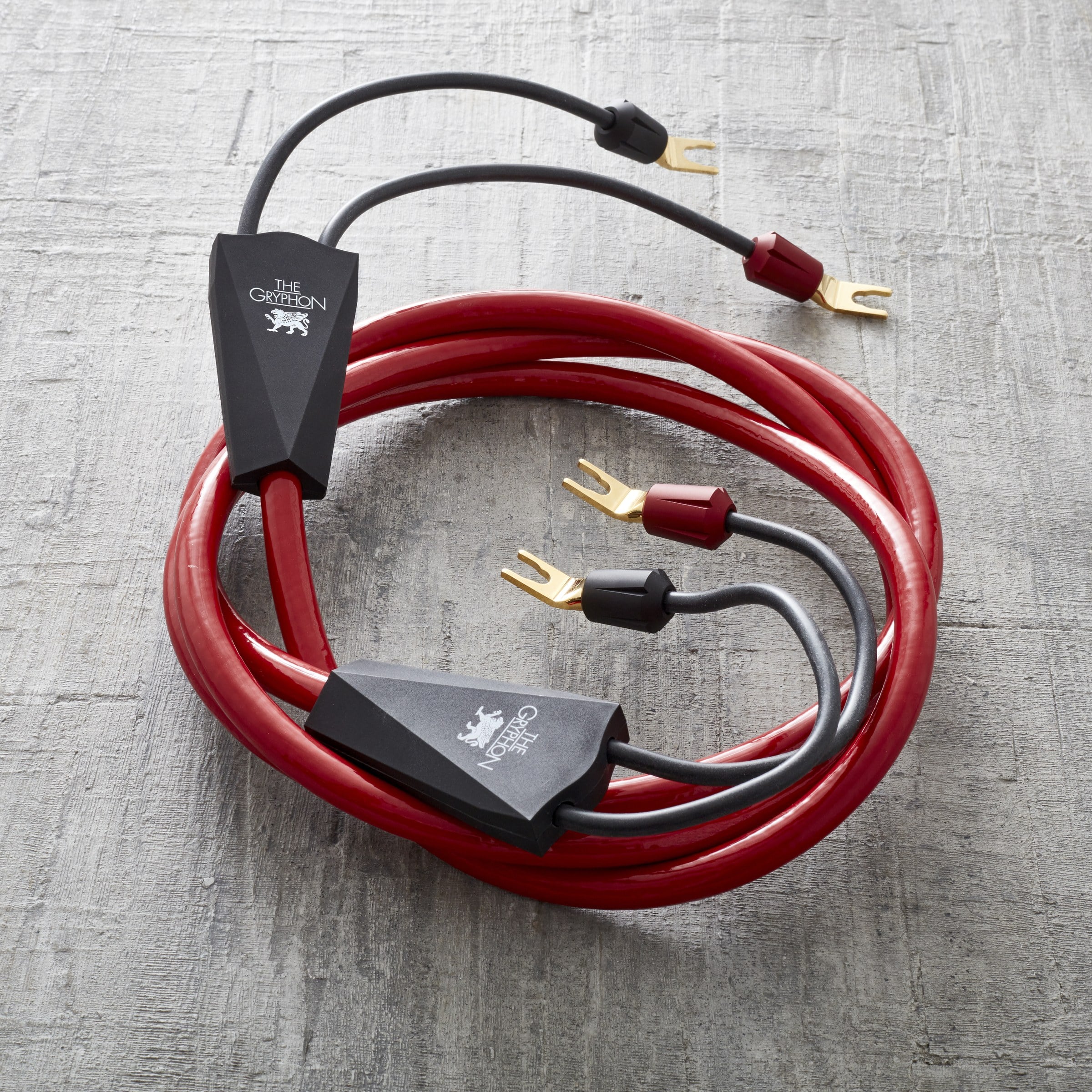 The Gryphon Rosso Speaker Cable forcelle