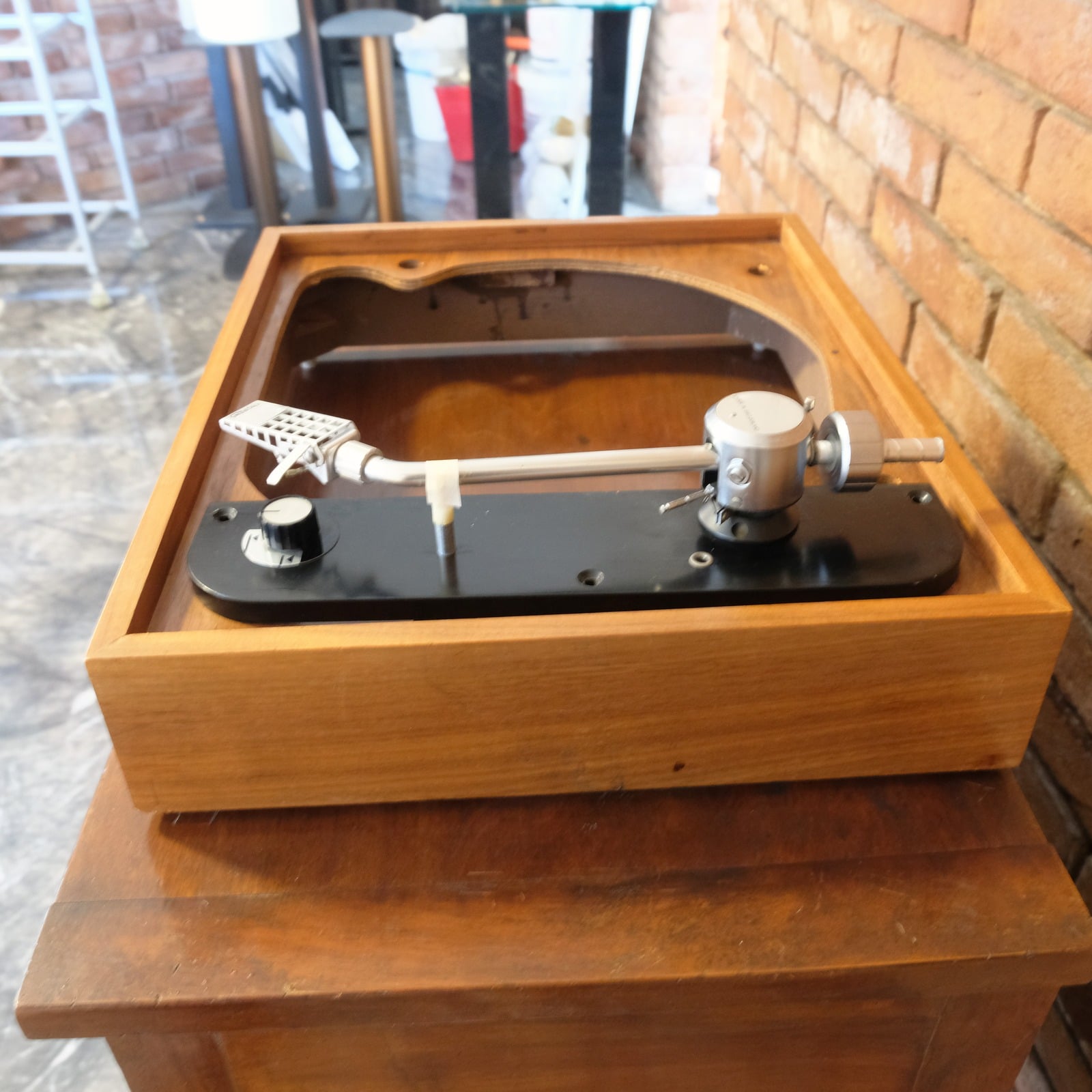 Thorens TP 14 con basetta e plinto TD 124