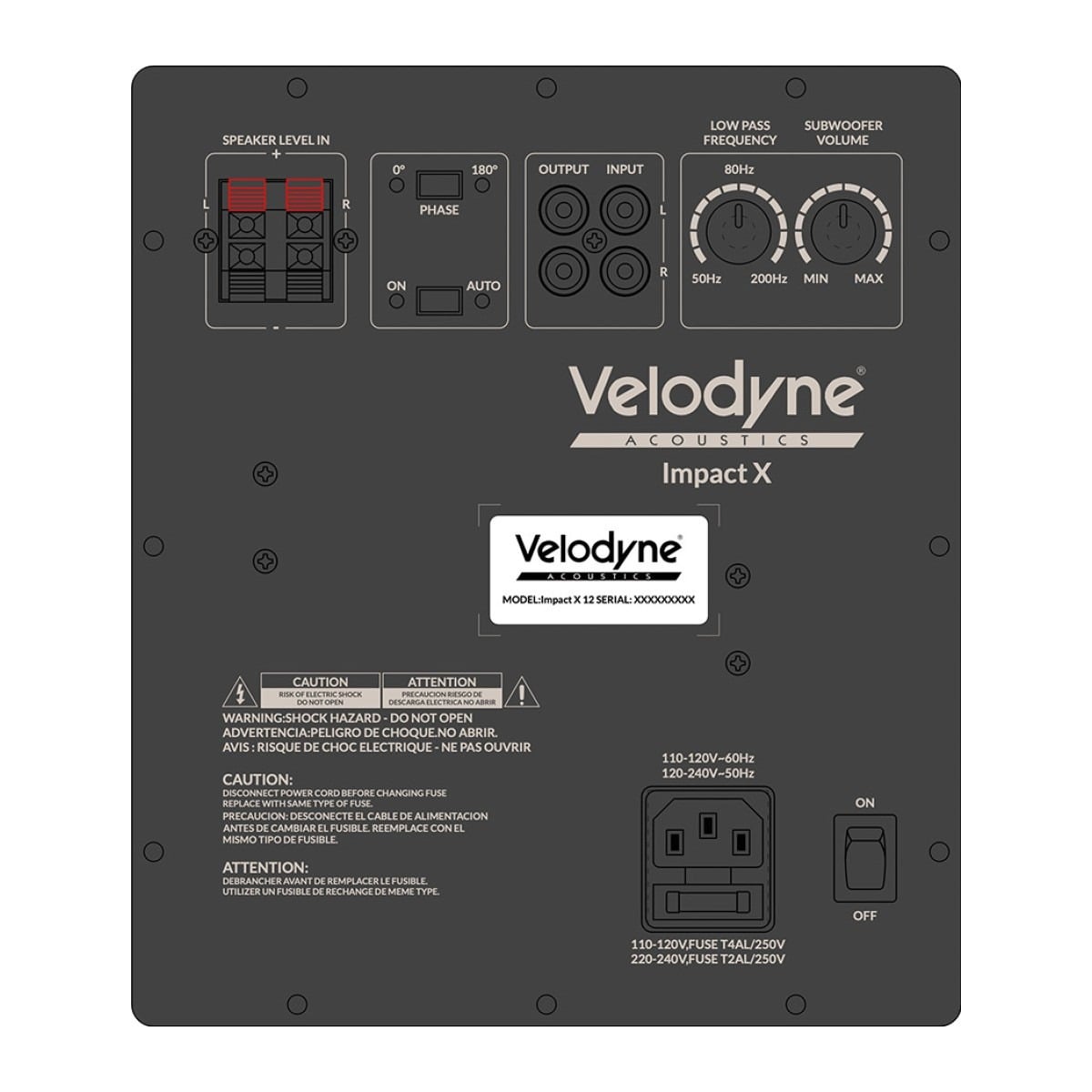 Velodyne Impact X 12